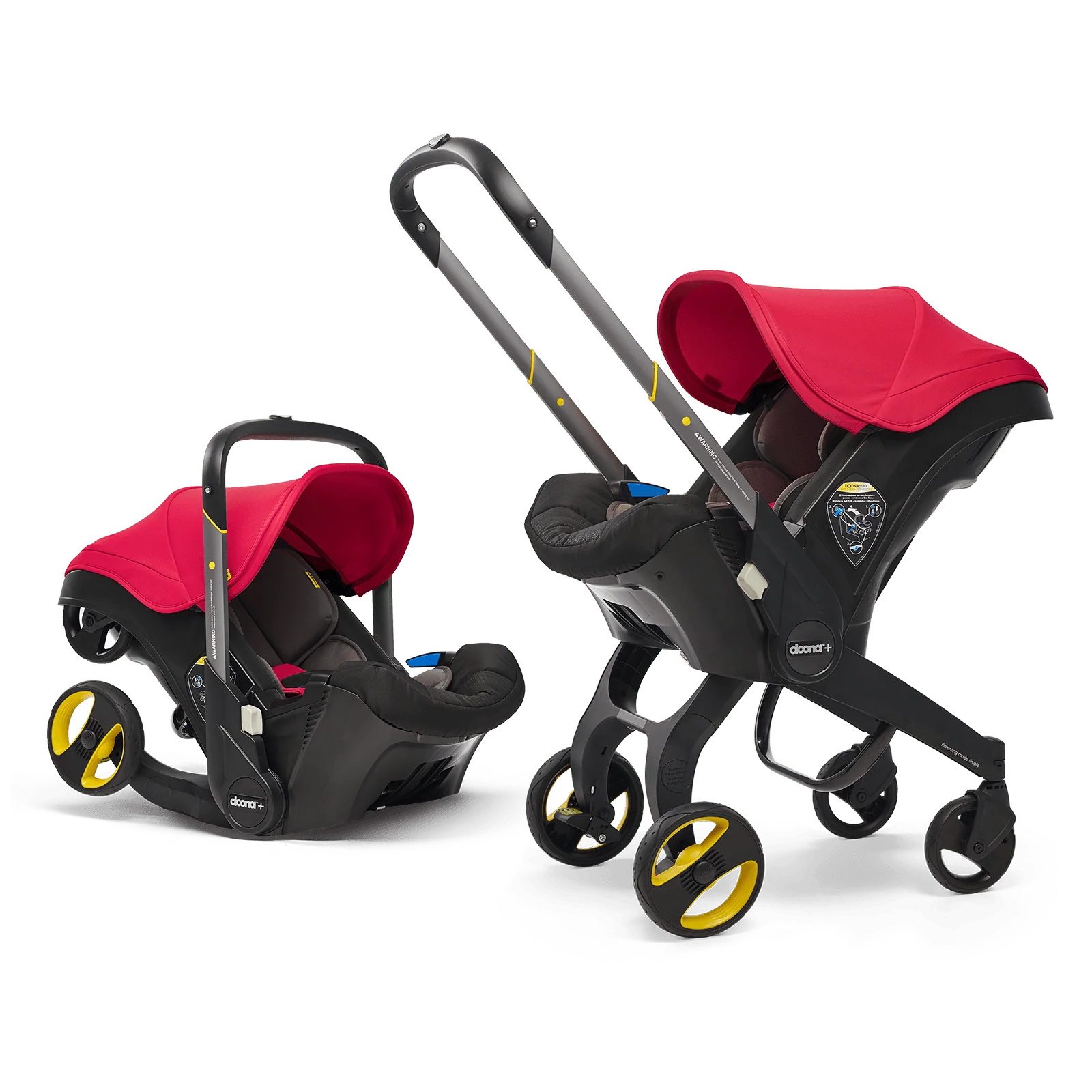Doona+ Car Seat & Stroller Flame Red - Image 5