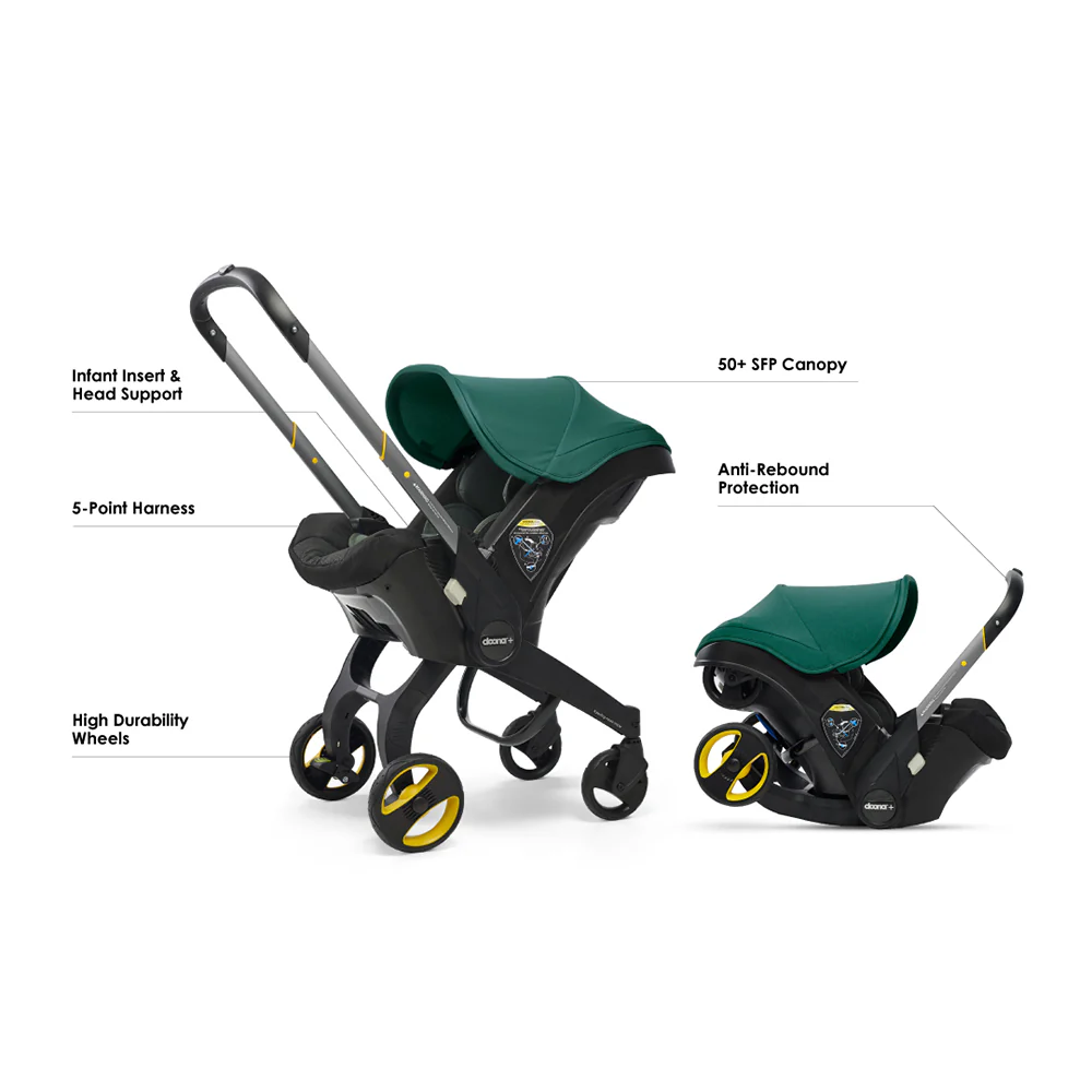 Doona+ Car Seat & Stroller Nitro Black - Image 8