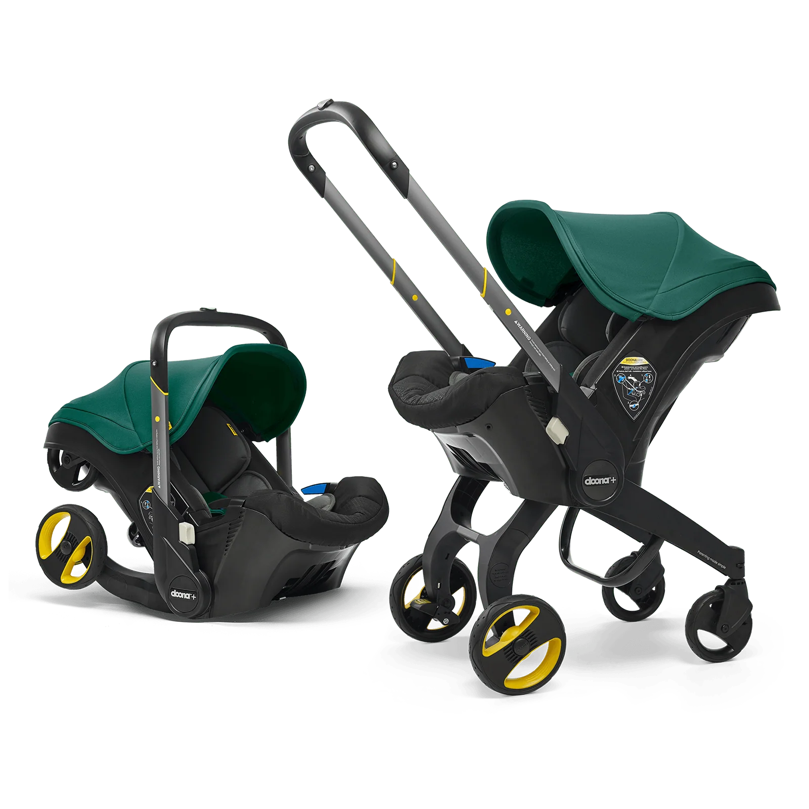 Doona+ Car Seat & Stroller Racing Green - Image 6