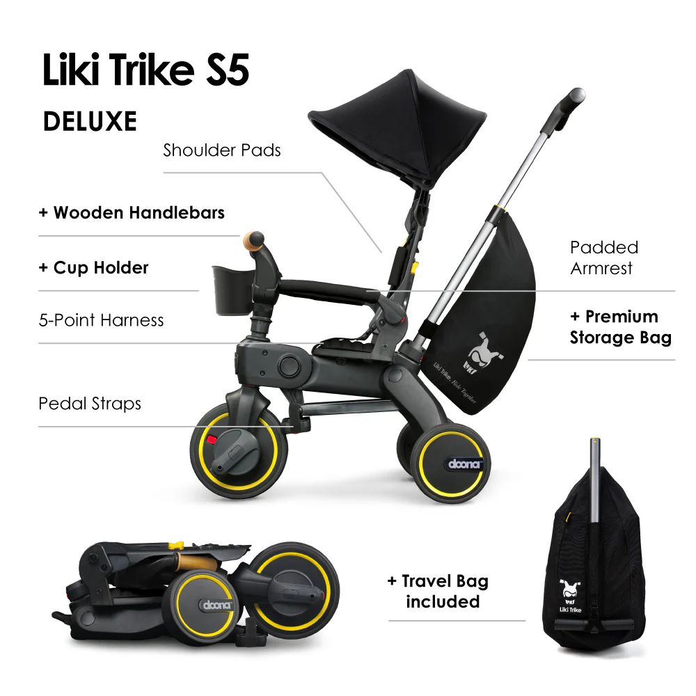 Doona™ Liki Trike S5 - Limited Edition - Gold - Image 6