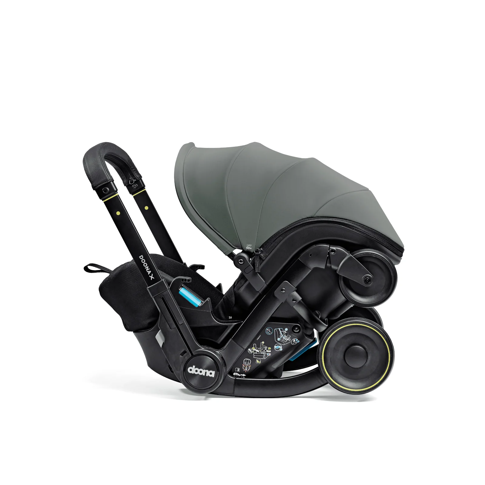 Doona X Car Seat & Stroller  - Slate Green - Image 6