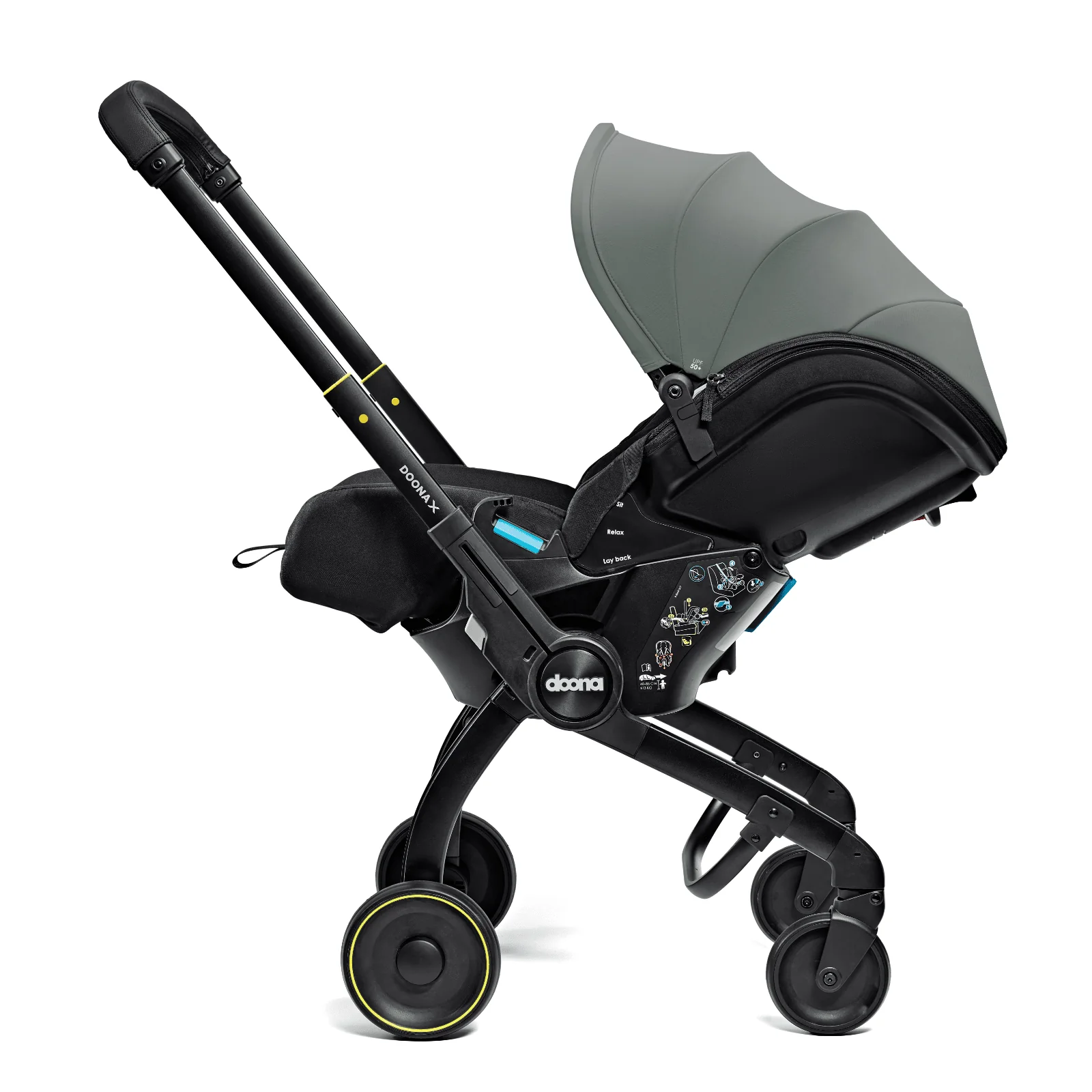 Doona X Car Seat & Stroller  - Slate Green - Image 7